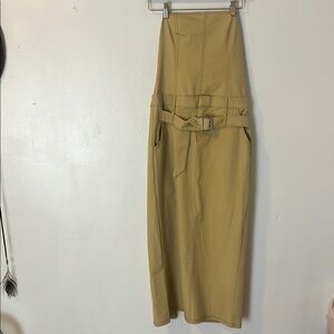 Zara strapless maxi dress